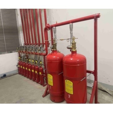 Sistema di rete di tubi senza odore FM200 Agente di pulizia HFC227ea Sistema antincendio