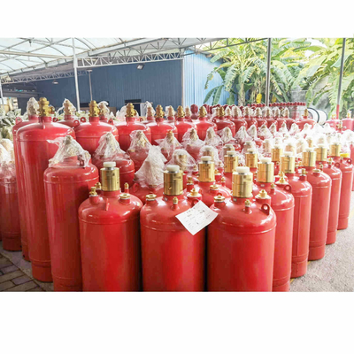 Colore rosso Fm200 Bottone di gas 4.2MPa / 5.6MPa Contenitore antincendio