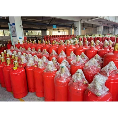 Colore rosso Fm200 Bottone di gas 4.2MPa / 5.6MPa Contenitore antincendio
