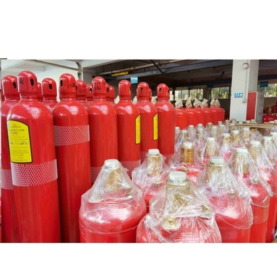 Colore rosso Fm200 Bottone di gas 4.2MPa / 5.6MPa Contenitore antincendio