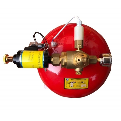 Sistema di appesa rosso FM200 Sensore solenoide facile da installare Pressione di stoccaggio 1,6 MPa
