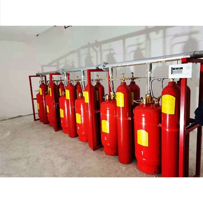 90Ltr FM200 Sistema di flusso dei pistoni Attrezzatura antincendio Motorizzazione elettrica