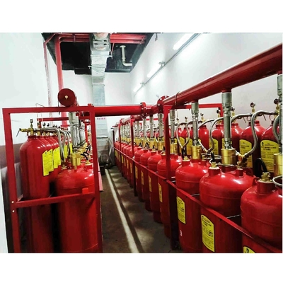 90Ltr FM200 Sistema di flusso dei pistoni Attrezzatura antincendio Motorizzazione elettrica