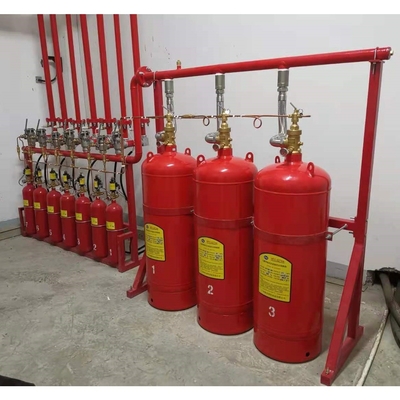 90L FM200 Pressione di funzionamento del cilindro 5,6Mpa Contenitori FM200 rossi