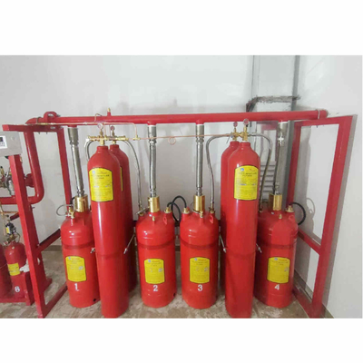 Sistema di estinzione del fuoco in acciaio galvanizzato FM200 Estintore di incendio 120L Capacità