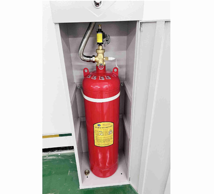 Sistema antincendio Fm200 Heptafluoropropane Controllo a zona singola con cilindri da 90L