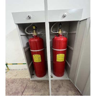 Sistemi di estinzione incendi Fm200 di tipo Heptafluoropropane 120L Red Cabinet