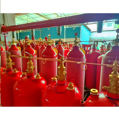 Equipaggiamento di protezione antincendio da eptafluoropropano FM200 Sistema di rete di tubi
