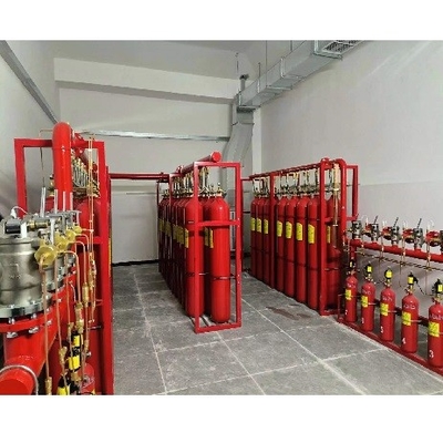 IG100 Sistema di soppressione del fuoco rosso Cilindro 15MPa 20MPa Pressione di lavoro