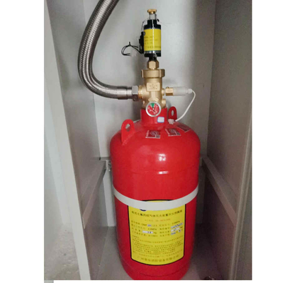 Sistema di armadio FM200 rosso facile da installare per la protezione antincendio nelle esigenze industriali