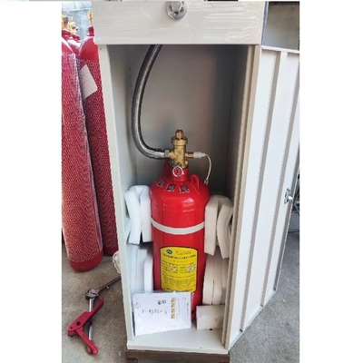 Sistema di armadio FM200 rosso facile da installare per la protezione antincendio nelle esigenze industriali