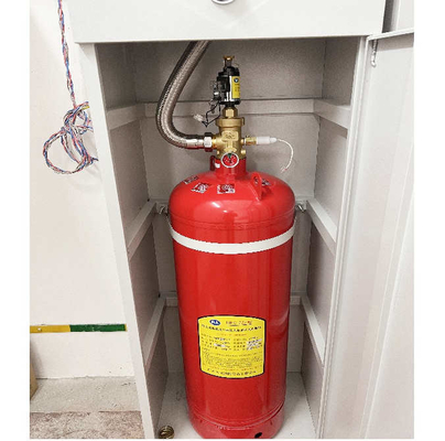 Sistema di estinzione del fuoco FM200 senza tubi 2.5Mpa Pressione di stoccaggio AC 220V DC 24V 1.5A