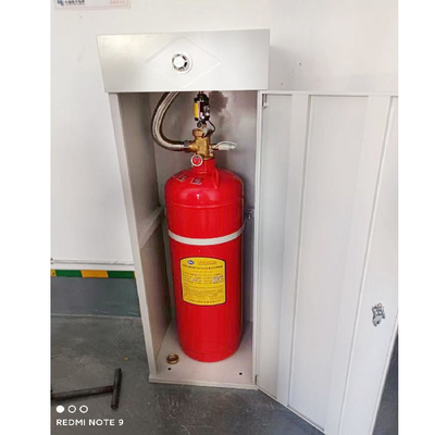 120L FM200 HFC227ea Estintore a gas a cilindro rosso 2.5 MPa