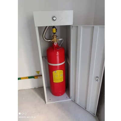 120L FM200 HFC227ea Estintore a gas a cilindro rosso 2.5 MPa
