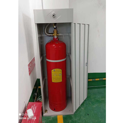 120L FM200 Agente Cabinet Estintore Sistema di soppressione del fuoco a cilindro singolo