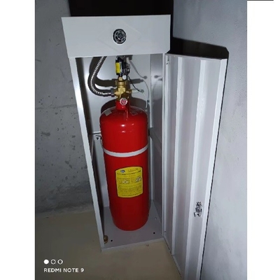 Estintore a gas FM200 con sistema di allarme a bottiglia rossa per il rilevamento degli incendi