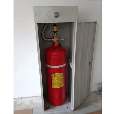 Estintore a gas FM200 con sistema di allarme a bottiglia rossa per il rilevamento degli incendi