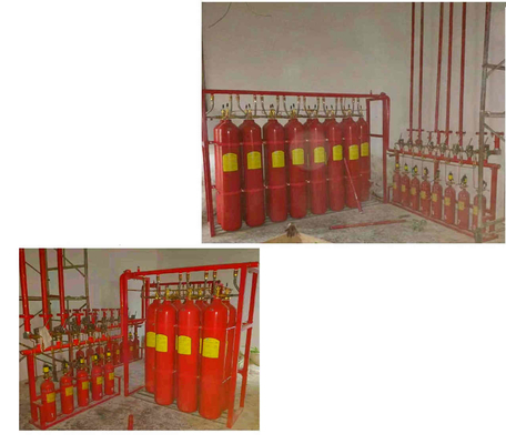 Il sistema di estinzione degli incendi a gas misto ad alta efficienza può essere utilizzato nei luoghi con equipaggio