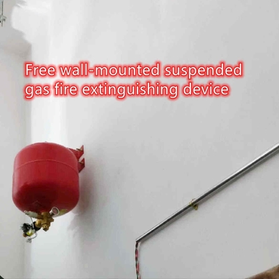 30L Red Suspended FM200 Gas Fire Extinguishing Bottle System per piccole zone singole