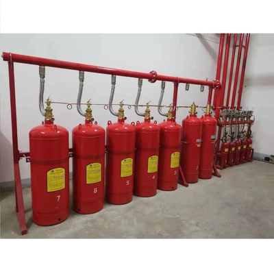 Sistema di soppressione dei gas da incendio a zone multiple Heptafluoropropano 70L 90L 100L 120L Capacità