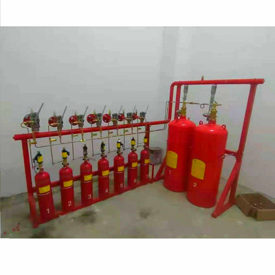 Sistema di estinzione del gas FM200 ad alta pressione 4.2Mpa / sistema di estinzione del fuoco 5,6Mpa