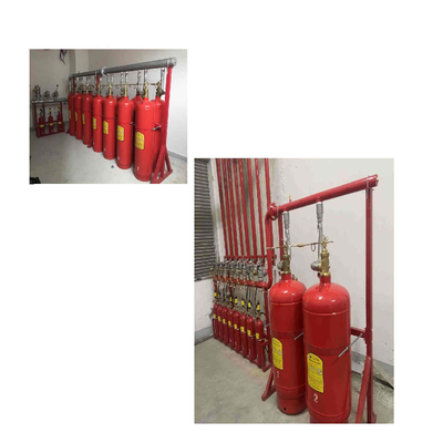Sistema di estinzione del gas FM200 ad alta pressione 4.2Mpa / sistema di estinzione del fuoco 5,6Mpa