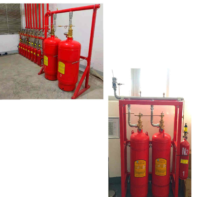 Sistema di rete di tubi FM200 ad eptafluoropropano Sistema flessibile di estinzione degli incendi a gas