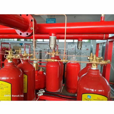 Sistema di flusso a pistoni FM200 completamente automatico Sistema di estinzione incendi per la sala macchine