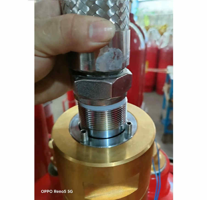 5.6 Bar / 4.2 Bar FM200 Sistema di flusso dei pistoni Sistema di estinzione del fuoco delle linee dei tubi