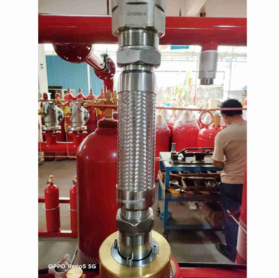 5.6 Bar / 4.2 Bar FM200 Sistema di flusso dei pistoni Sistema di estinzione del fuoco delle linee dei tubi