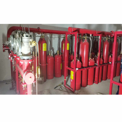 Sistema di flusso di pistoni FM200 senza odore Sistema di estinzione del fuoco a gas per ambienti multipli