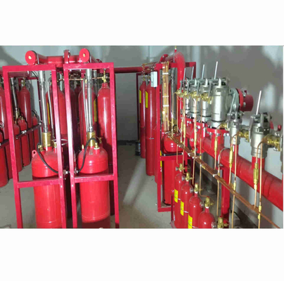 Sistema di flusso di pistoni FM200 senza odore Sistema di estinzione del fuoco a gas per ambienti multipli