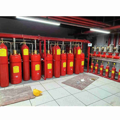 Alta sicurezza HFC-227ea FM200 Sistema di flusso a pistoni Sistema di soppressione del gas Tipo di rete di tubi