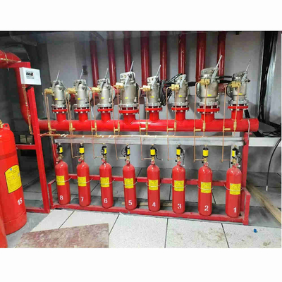 Alta sicurezza HFC-227ea FM200 Sistema di flusso a pistoni Sistema di soppressione del gas Tipo di rete di tubi